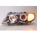 BMW E46 02-05 Chrome Projector Headlamp w Ring